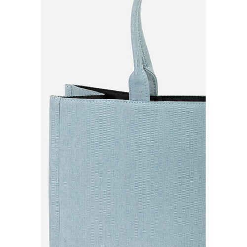 Denim Tote Bag in Light Denim