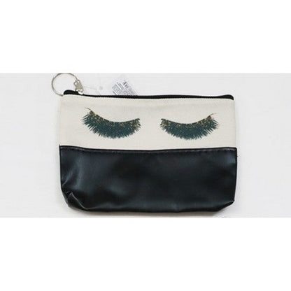 LRPCKC73158 Lash Two-Tone Coin Purse in Black