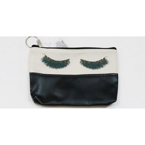 LRPCKC73158 Lash Two-Tone Coin Purse in Black