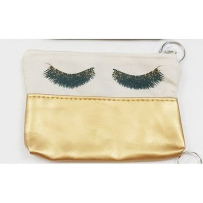 LRPCKC73158 Lash Two-Tone Coin Purse in Gold