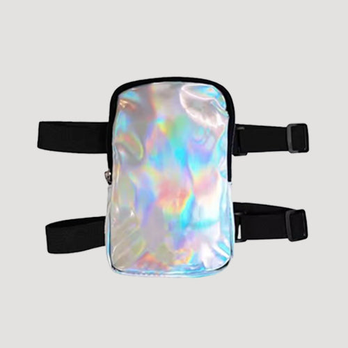 APJ138 Carnival 3-Way Thigh Leg Bag in Silver