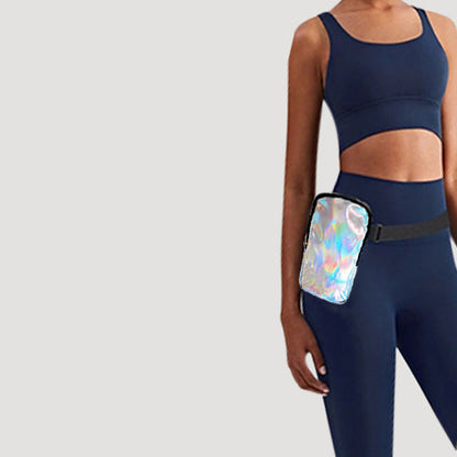 3-Way Thigh  Bag in Silver