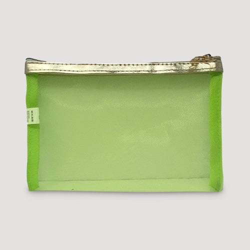 Love Ellie Mesh Make Up Bags in Green
