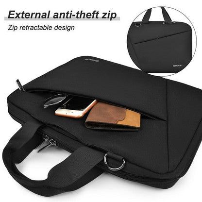 Osoce 15" Panel Laptop Bag in Black