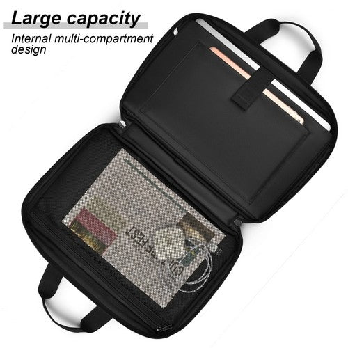 Osoce 15" Panel Laptop Bag in Black