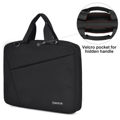 Osoce 15" Panel Laptop Bag in Black