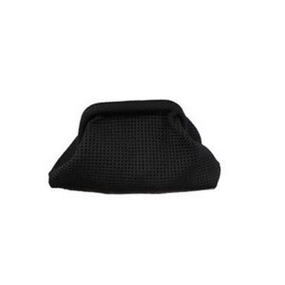 Crochet Slouch Clutch in Black