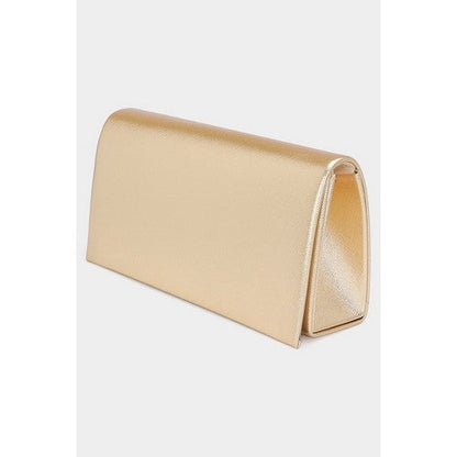 EB6173 Metallic Clutch Bag in Gold