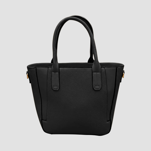 99313 Panel Tote Handbag in Black