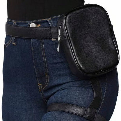 Thigh Bag Fanny Pack in Black