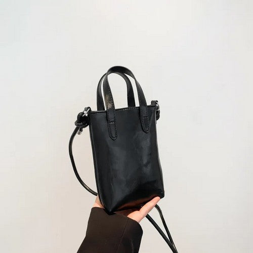 EVFVEJQWN2J Mini Tote Side Bag in Black