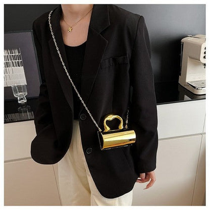 Lux Acrylic Mini Bag in Gold