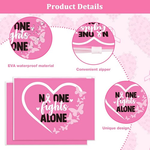 Breast Cancer Awareness Reusable Zip Lock Bag