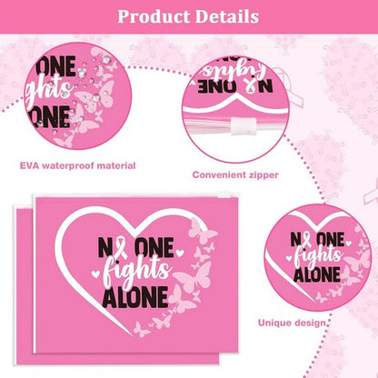 Breast Cancer Awareness Reusable Zip Lock Bag