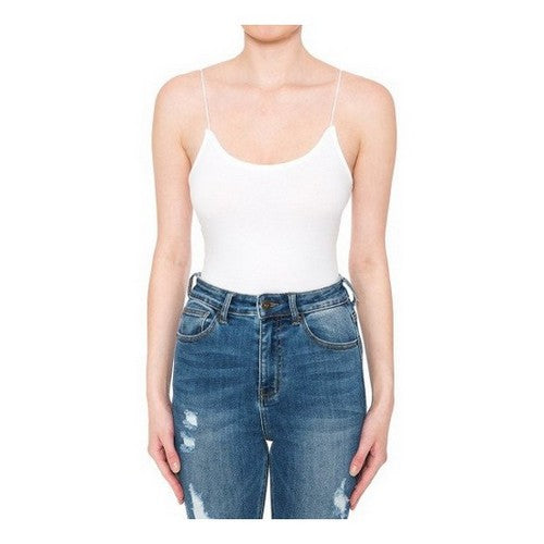 Cami Bodysuit in White