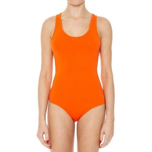 75354 Racerback Bodysuit in Tango