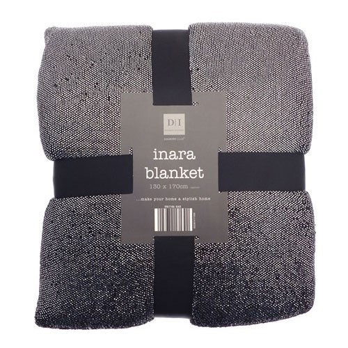 Designer Interiors Inara Metallic Blanket