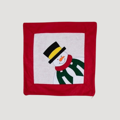 Christmas Cushion (Cover Only) in Snowman Design