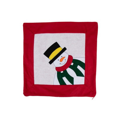 Christmas Cushion (Cover Only) in Snowman Design