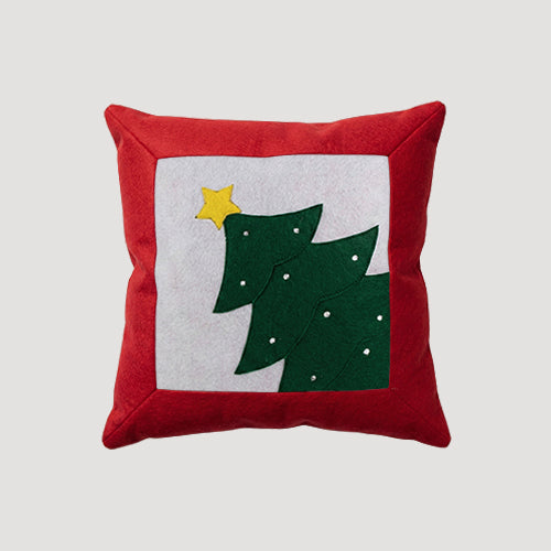Christmas Cushion (With Insert) in Tree Design