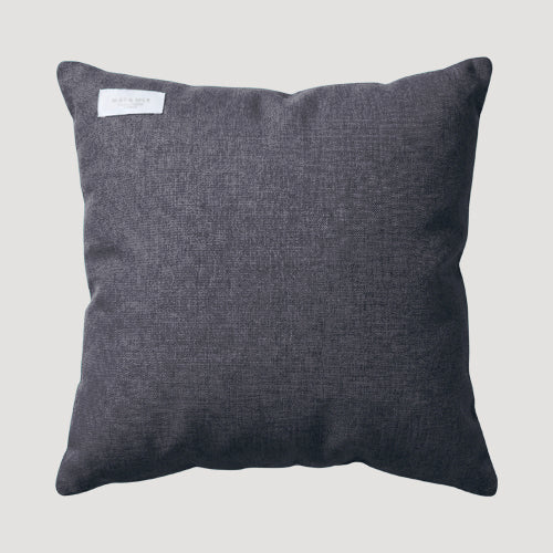 Sarah Ashfield Linen-Look Cushion (Complete with Insert) in Charcoal
