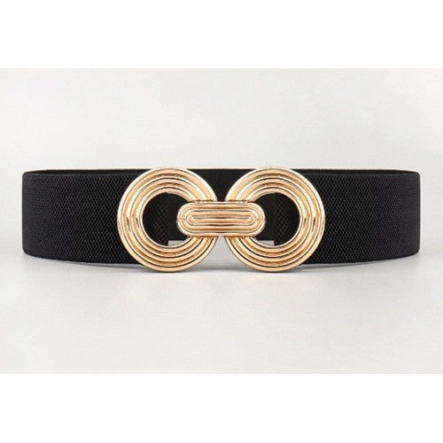 Stretch Raffia Belt