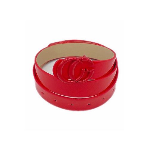 MA0243 CG Buckle Belt Red in Red Buckle