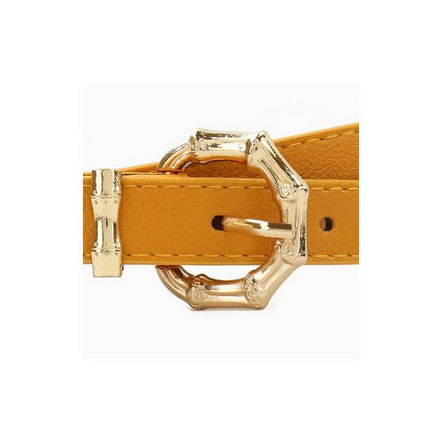 CB1888 Bamboo Buckle Thin belt 