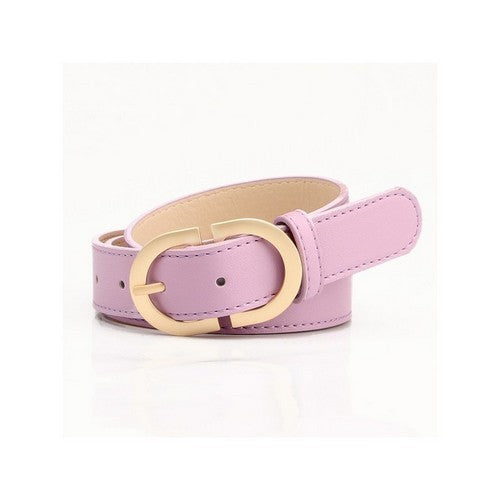 Double D Buckle Belt in Lavender