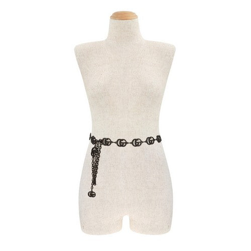Enamel Coated CG Chain Belt in Black