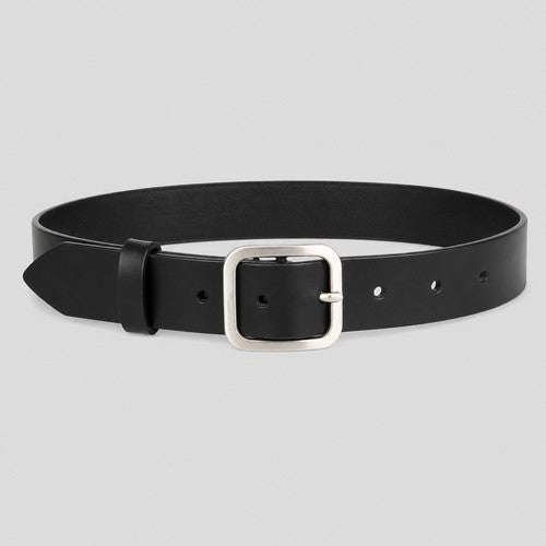 Square Buckle Belt in Black