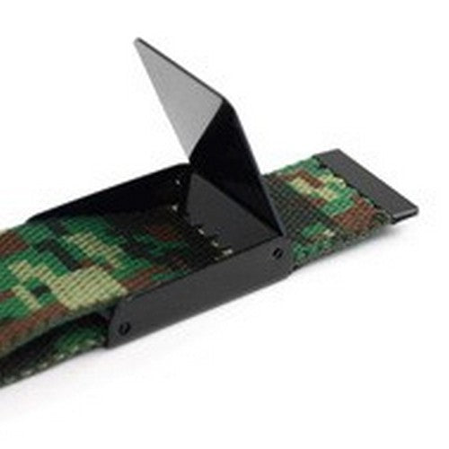 Military Camo Canvas Belt in Green