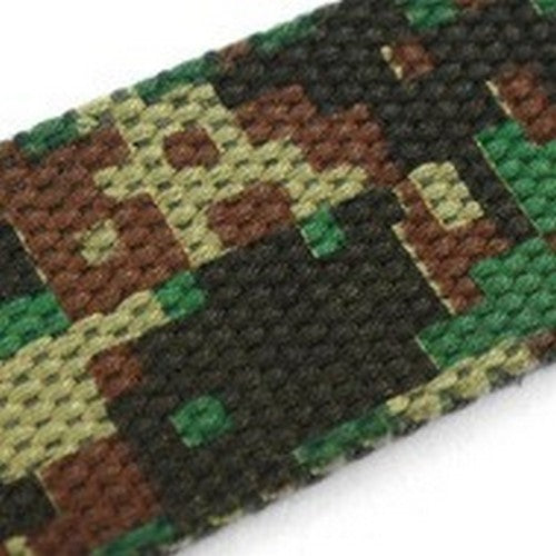 Military Camo Canvas Belt in Green