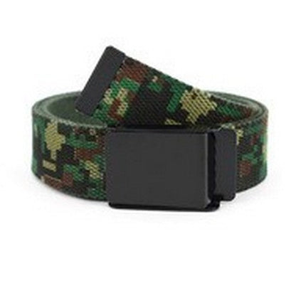 MILB3306 Military Camo Canvas Belt in Green