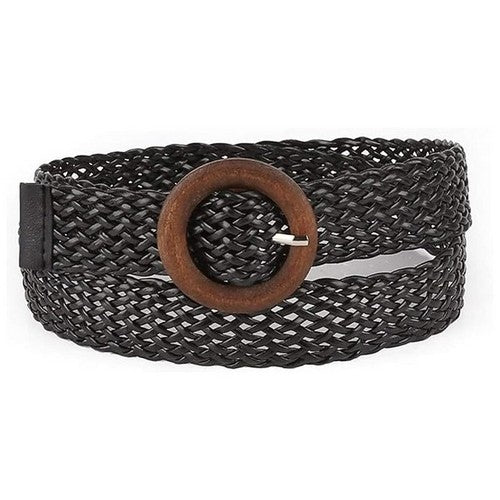 Braided Belt in Chocolate
