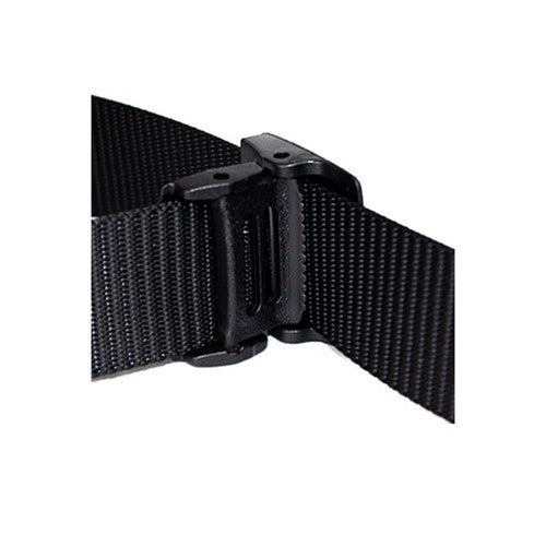 Stretch Canvas Tactical Military Belt in Black