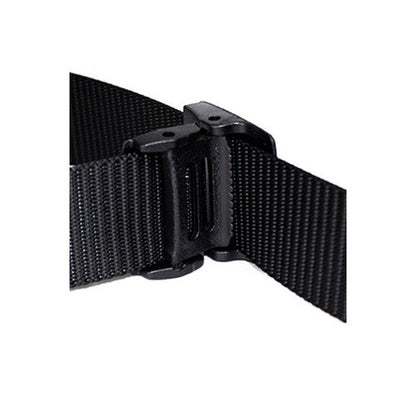 Stretch Canvas Tactical Military Belt in Black