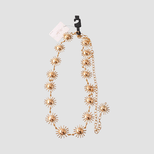 Sun Chain Belt in Gold