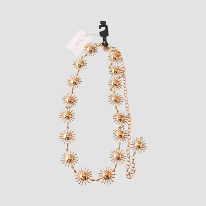Sun Chain Belt in Gold