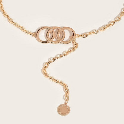 Triple O Chain Belt in Gold