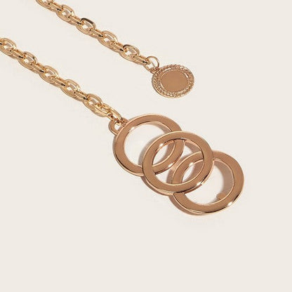 Triple O Chain Belt in Gold