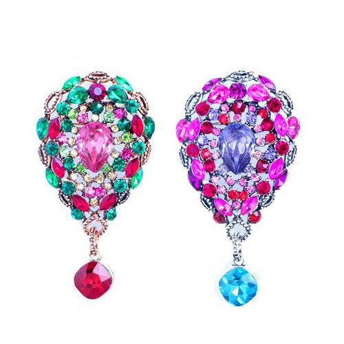 PA4123-1 Air Balloon Rhinestone Brooch