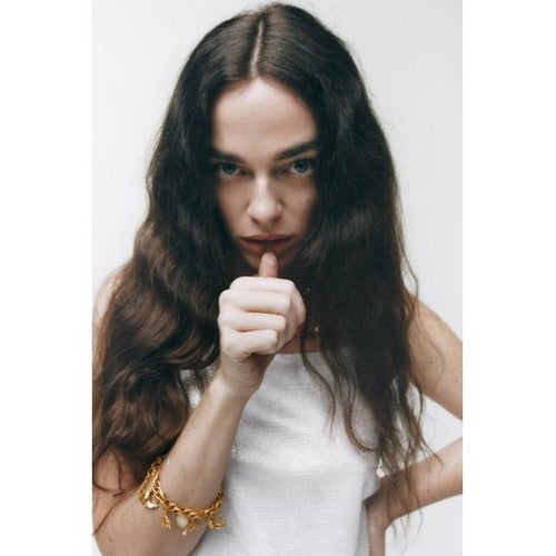 Gold Plated Nature Charm Bracelet in Gold