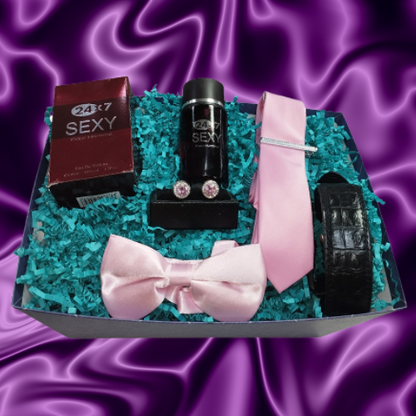 Shades of Pink Mens Gift Basket ($270 Value)