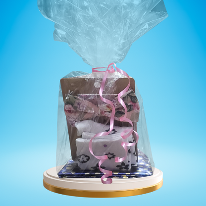 Well Dressed Gent Gift Basket in Pink ($67 Value)