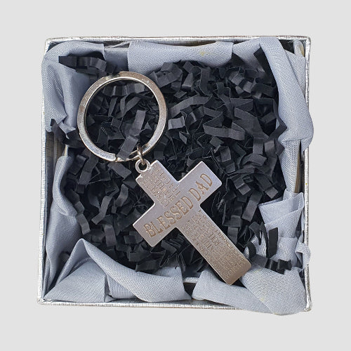 Blessed Dad Keyring Gift Box (Value $37)