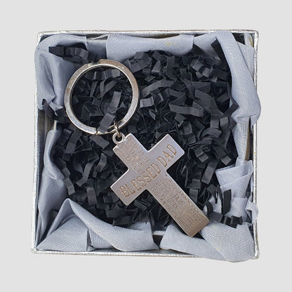 Blessed Dad Keyring Gift Box (Value $37)