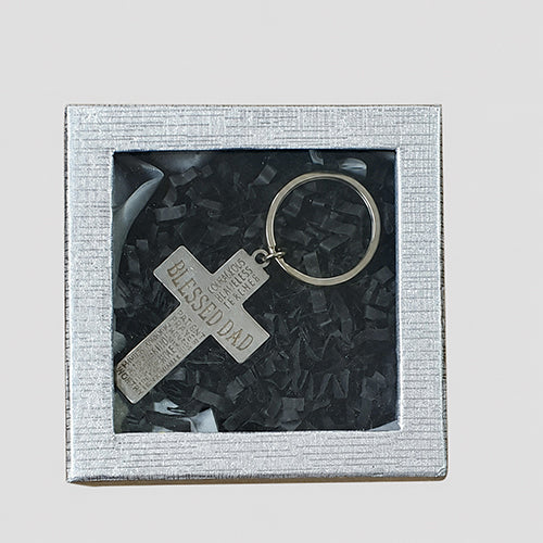 Blessed Dad Keyring Gift Box (Value $37)
