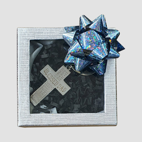 Blessed Dad Keyring Gift Box (Value $39)