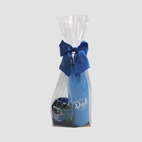 Hydrated Dad Gift Basket in Blue (Value $63)